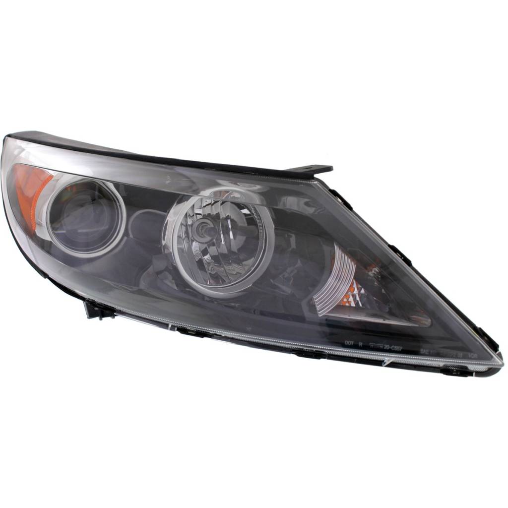 KIA SPORTAGE HEAD LAMP ASSY RIGHT (Passenger Side) (HALOGEN)(WO/LED) OEM#921023W050 2011-2012 PL#KI2503148