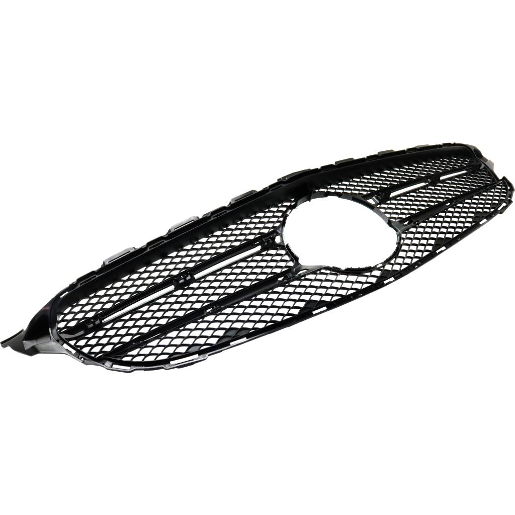 MERCEDES-BENZ C-CLASS SEDAN GRILLE BLACK (C300 BASE) (WO/SURROUND VIEW) **CAPA** OEM#2058880023 2015-2021 PL#MB1200172C