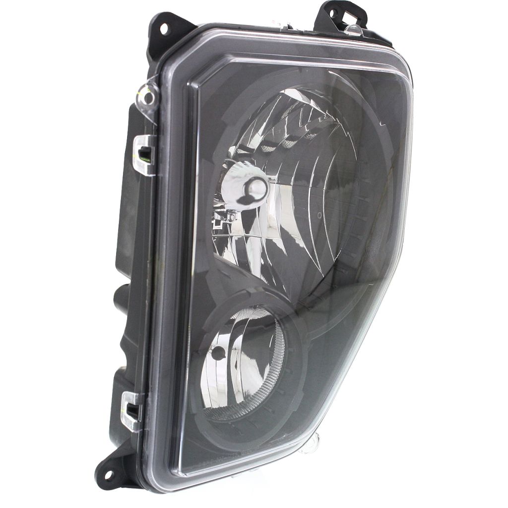 JEEP LIBERTY HEAD/LAMP ASSEMBLY LEFT (Driver Side) (W/ FOG LAMP)(BLK BEZEL) **CAPA** OEM#68079711AA (P) 2010-2012 PL#CH2502227C