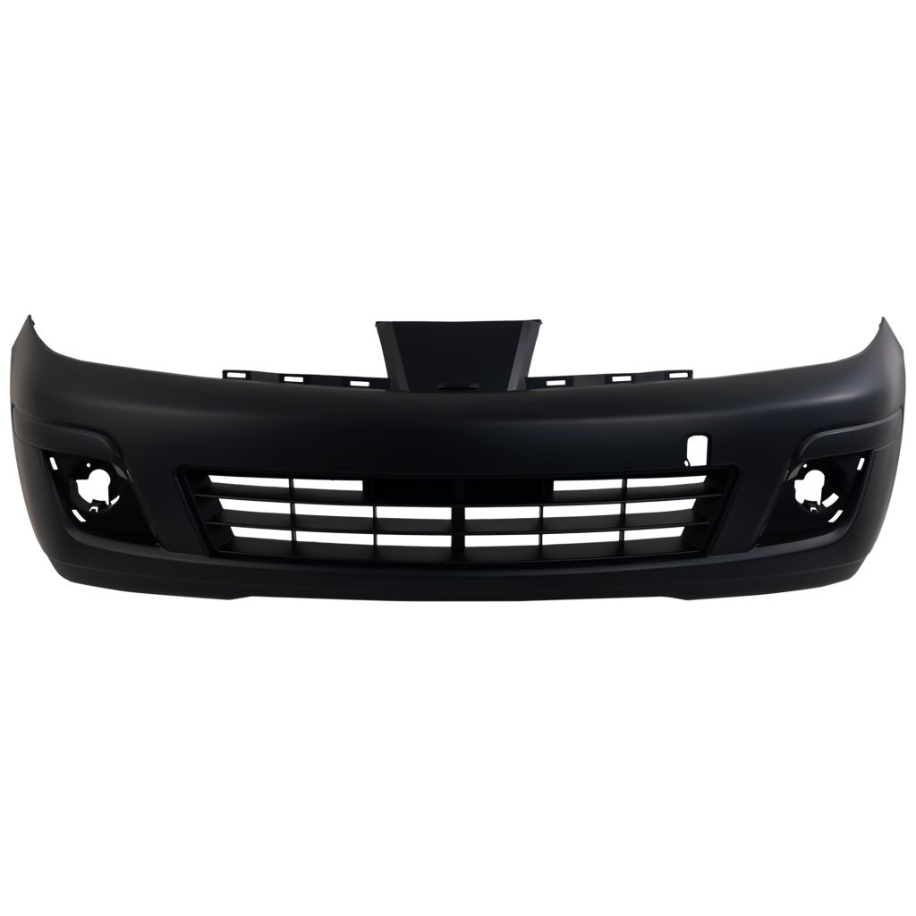 NISSAN(DATSUN) VERSA HATCHBACK FRONT BUMPER COVER PRIMED (W/BUILT IN BUMPER MLDG) OEM#FBM22EM30J 2007-2012 PL#NI1000245