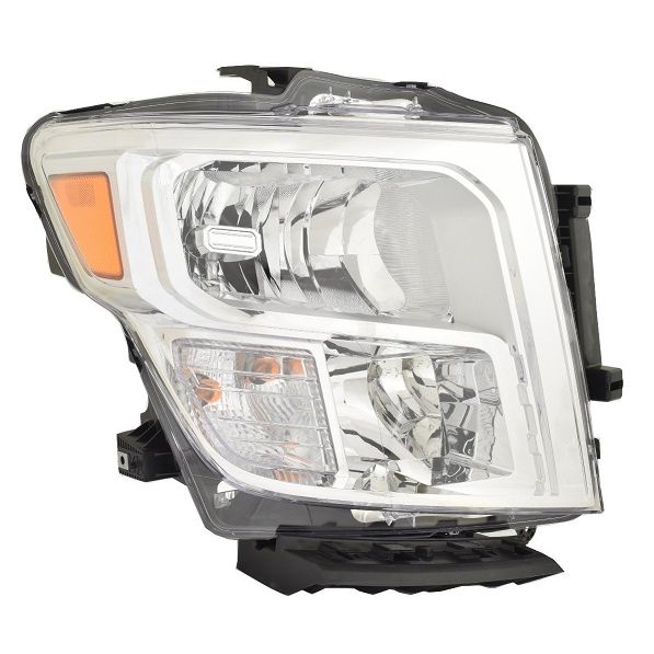 NISSAN TITAN HEAD LAMP ASSY RIGHT (Passenger Side) (HALOGEN)(S/SV MDL) OEM#260109FV1A 2020-2024 PL#NI2503280