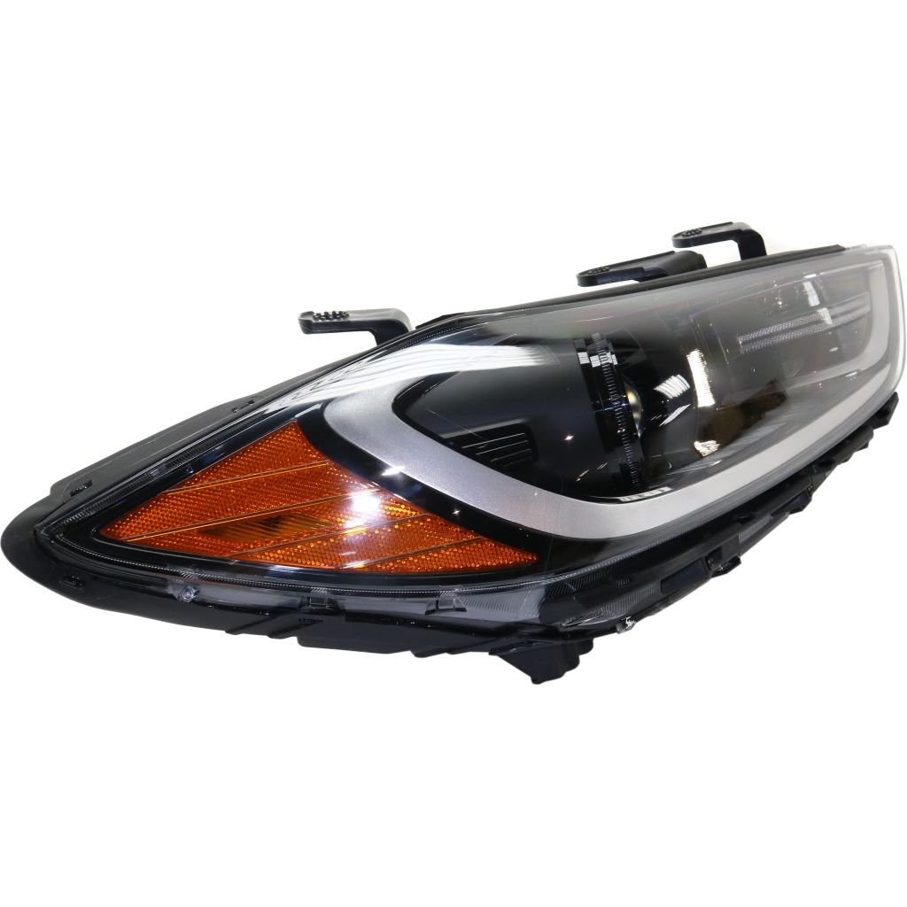 HYUNDAI ELANTRA SEDAN HEAD LAMP ASSEMBLY RIGHT (Passenger Side) (HALGEN)(W/LED DRL IN BMP)(USA)(EXC SPORT MDL) OEM#92102F3010 2017-2018 PL#HY2503210