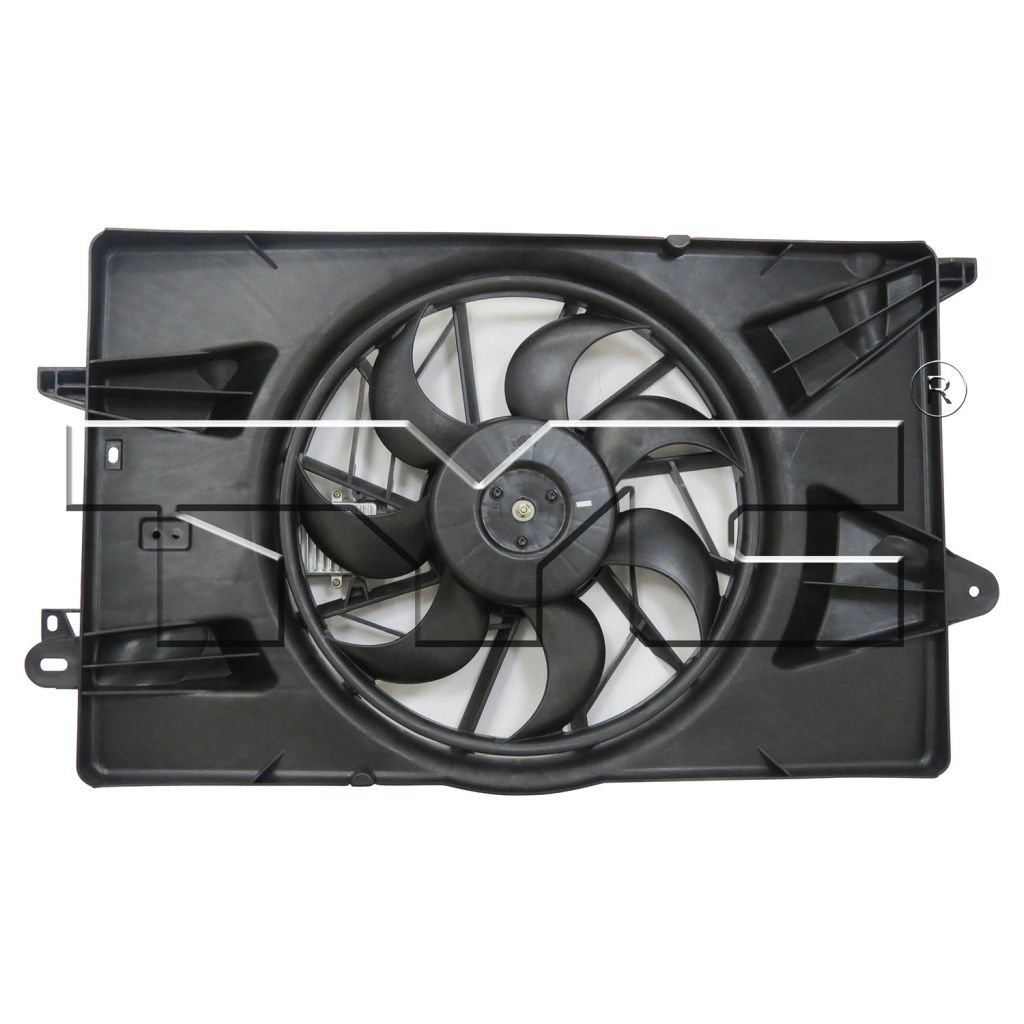 JEEPVEHICLE CHEROKEE RADIATOR & A/C FAN ASSY (SINGLE FAN) 2.4L W/BRUSHLESS MOTOR OEM#68197298AB 2014-2018 PL#CH3115180