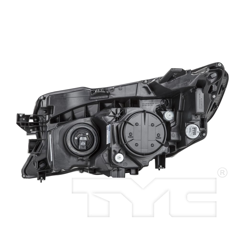 HONDA RIDGELINE HEAD LAMP ASSEMBLY RIGHT (Passenger Side) (LED LOW/HALOGEN HIGH BEAM)**CAPA** OEM#33100TG7A21 2017-2020 PL#HO2503172C