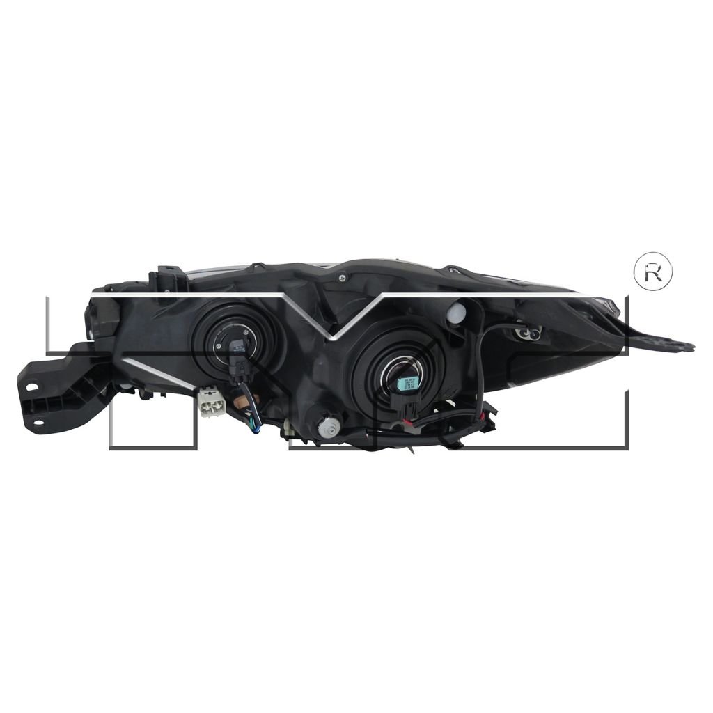 SUBARU LEGACY HEAD LAMP ASSEMBLY RIGHT (Passenger Side) (HALOGEN) (CHROME BEZEL)**CAPA** OEM#84001AL00A 2015-2017 PL#SU2503151C