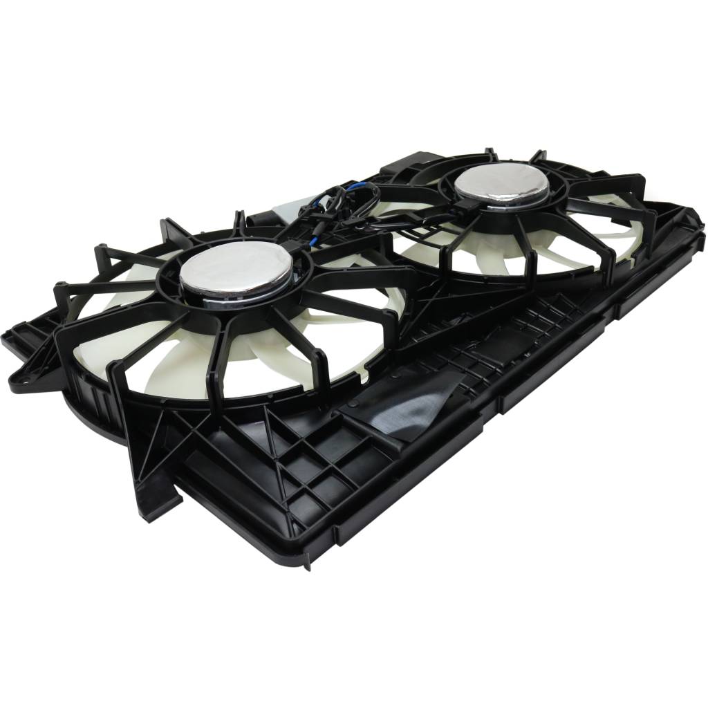 JEEP CHEROKEE RADIATOR & A/C FAN ASSEMBLY (DUAL FAN) (3.2L STD DUTY) W/MODULE) OEM#68164091AH 2019-2021 PL#CH3115178