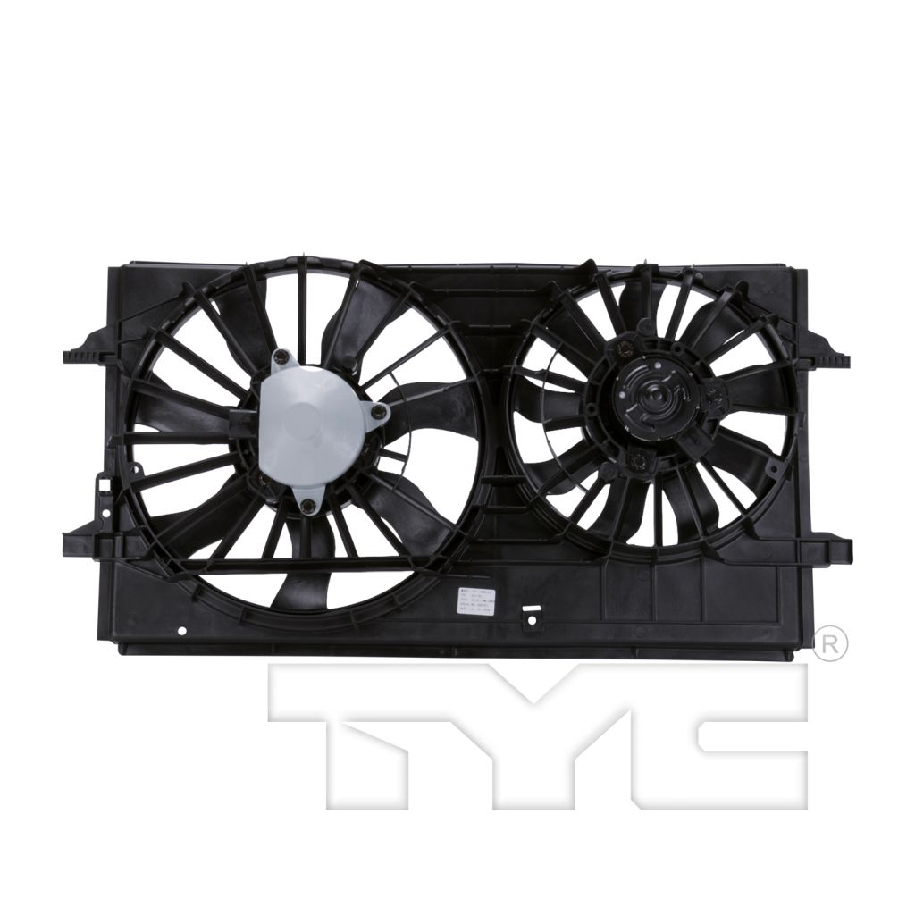 CHEVROLET MALIBU SEDAN RADIATOR & A/C FAN ASSEMBLY (2.4L)(DUAL FAN) OEM#15788745 2008-2012 PL#GM3115178