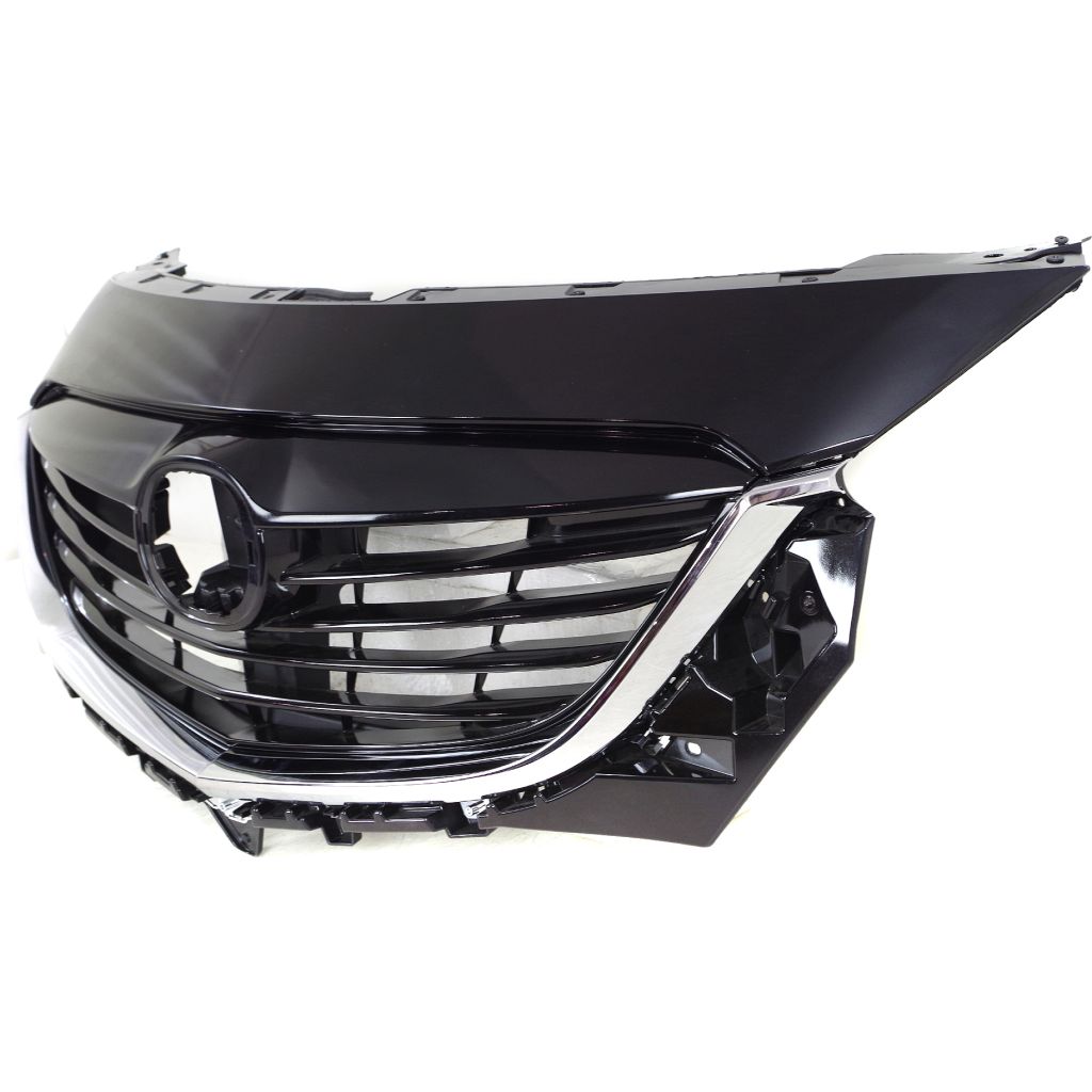MAZDA CX-9 GRILLE ASSEMBLY CHR/BLK W/UPPER PTD MOLDING OEM#TK2150710DPZ 2013-2015 PL#MA1200191