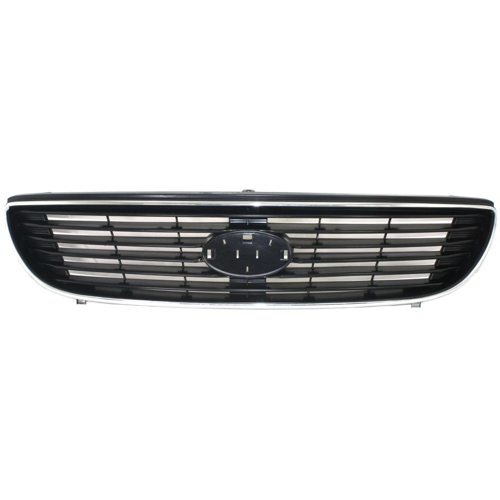 KIA OPTIMA (New Style)(W/1PC HEAD/LAMP) GRILLE CHR/BLK OEM#863502G100 2006-2008 PL#KI1200122