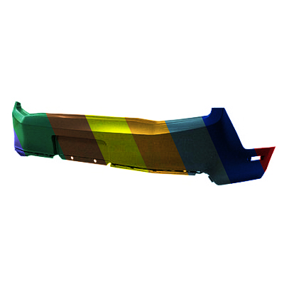 FORD MUSTANG Shelby GT500 REAR BUMPER COVER (RE) OEM#AR3Z17K835AAPTM 2010-2012 PL#FO1100661