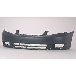 TOYOTA COROLLA/SEDAN FRONT BUMPER COVER PRIMED (S MODEL)(W/Spoiler Holes)**CAPA** OEM#5211902916 2003-2004 PL#TO1000241C