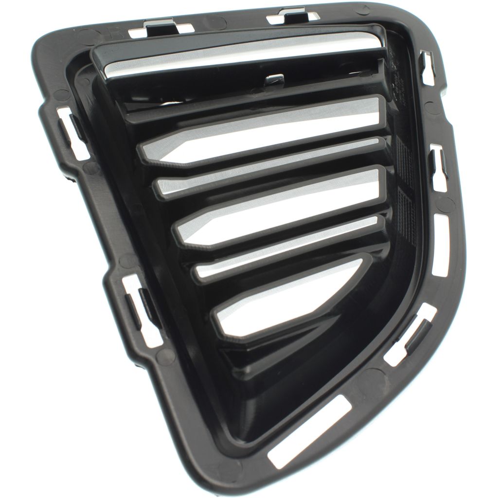 CHEVROLET CAMARO FOG LAMP COVER LEFT (Driver Side) W/SATIN-CHROME MLDG (SS W/HOT WHEEL) OEM#84278553 2017-2018 PL#GM1038211