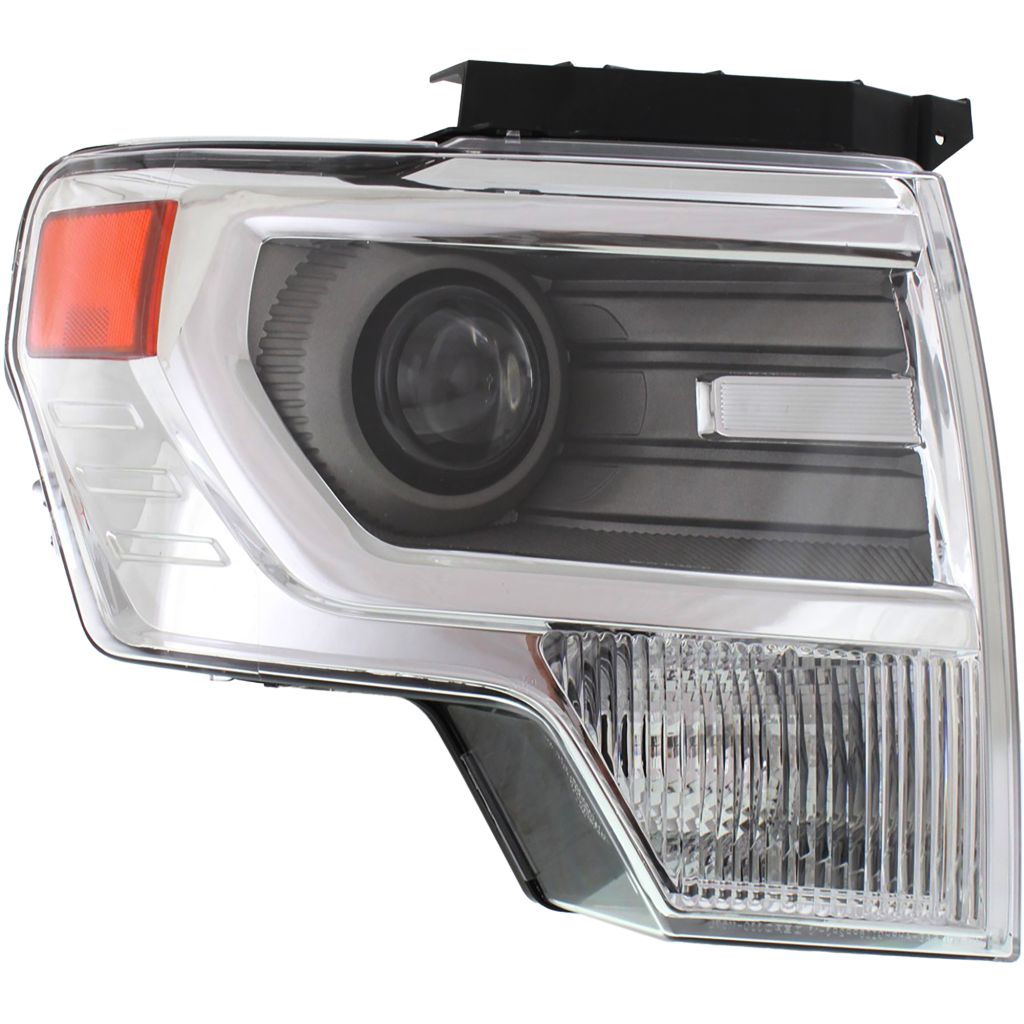 FORD TRUCKS & VANS FORD/PU F150 (EXC SVT RAPTOR) HEAD LAMP RIGHT (Passenger Side) ( HID)(CHROME TRIM)(WO/BULBS&BALLAST) OEM#DL3Z13008AB 2009-2014 PL#FO2519120