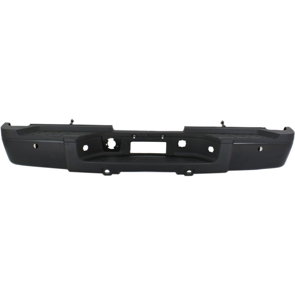 GM TRUCKS & VANS SILVERADO/PU 2500/3500 STEP BUMPER ASSY BLACK (DUAL REAR WHEEL)(W/ SENSOR) OEM#20899965-PFM 2011-2014 PL#GM1103162