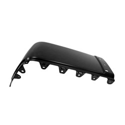 GM TRUCKS & VANS SILVERADO/PU 1500 (CHEVY) REAR BUMPER END CAP RIGHT (Passenger Side) BLACK (WO/SENSOR)**CAPA** OEM#20965925 2007-2013 PL#GM1105151C