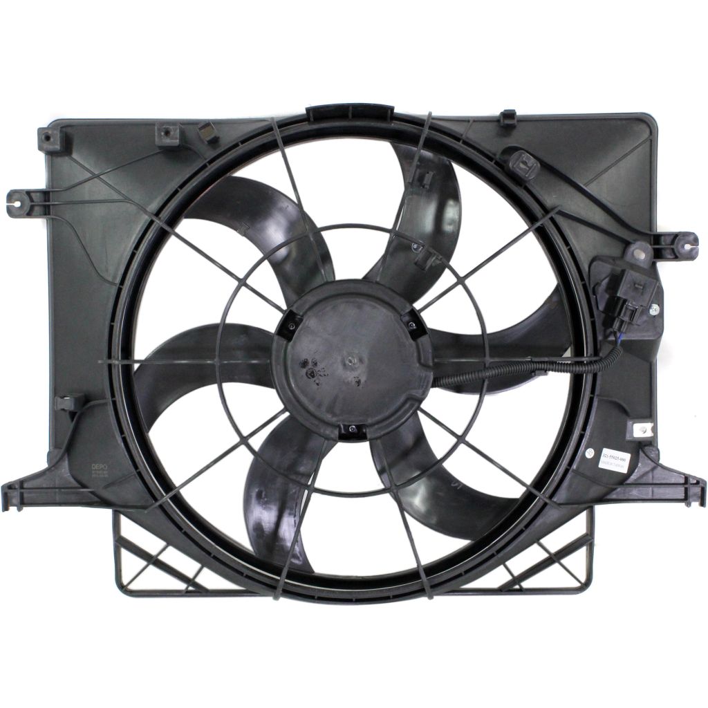 HYUNDAI GENESIS COUPE RADIATOR & A/C FAN ASSEMBLY (2.0) OEM#253802M210 2010-2012 PL#HY3115127