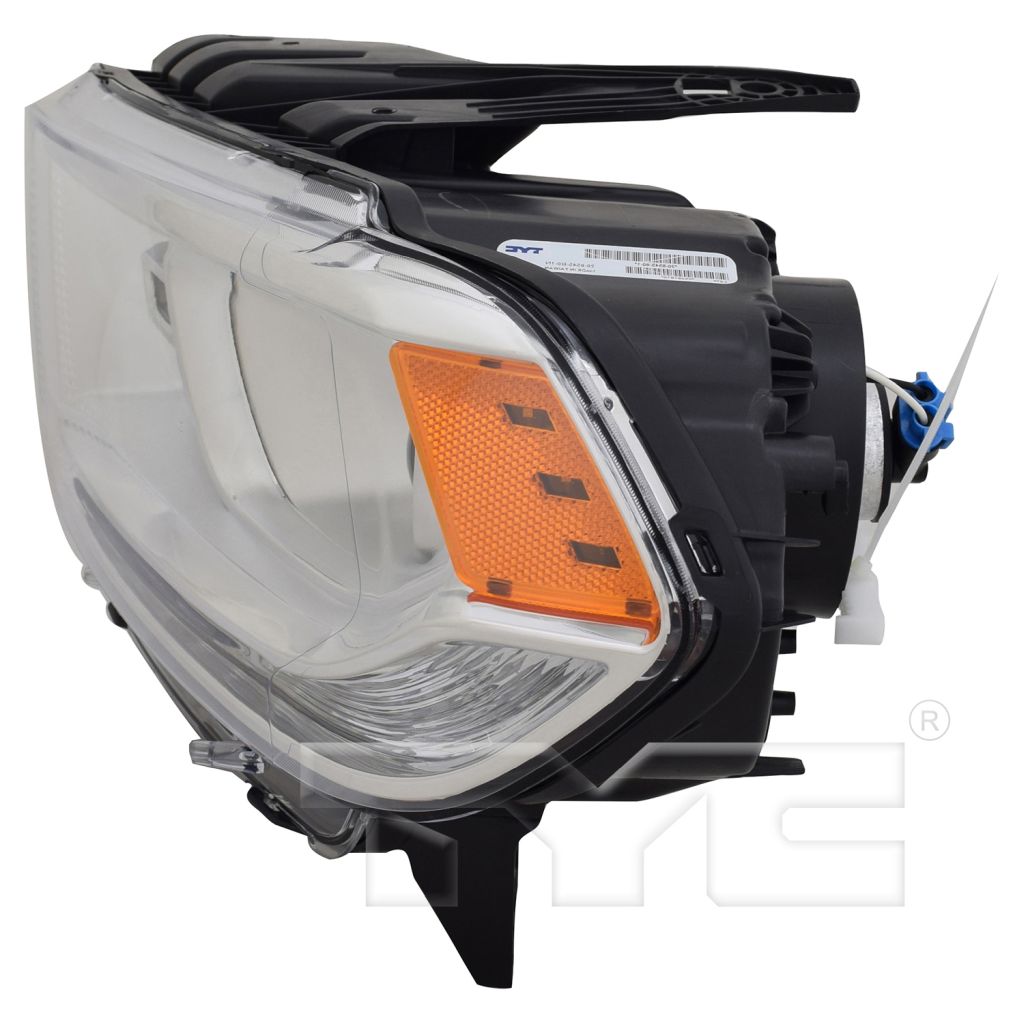DODGE TRUCKS & VANS DURANGO HEAD LAMP ASSY LEFT (Driver Side) (HALOGEN)(W/ LED DRL)(CHROME BEZEL)**CAPA** OEM#68184823AL 2014-2015 PL#CH2502257C