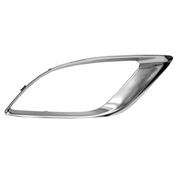 DODGE TRUCKS & VANS DURANGO FOG LAMP COVER OUTER MOLDING RIGHT (Passenger Side) SATIN NICKEL CHROME (2PC BUMPER CVR) OEM#6CH62SZ7AA 2016-2020 PL#CH1039182