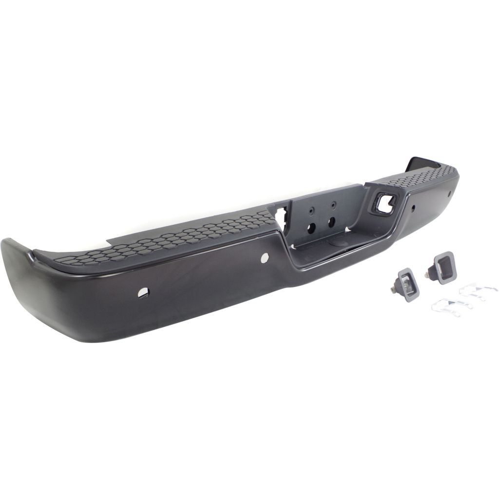 DODGE TRUCKS & VANS DODGE/PU (R1500) STEP BMPER ASSEMBLY BLACK (SINGLE EXHAUST)(W/SENSOR) OEM#68049864AB-PFM (P) 2013-2022 PL#CH1103121