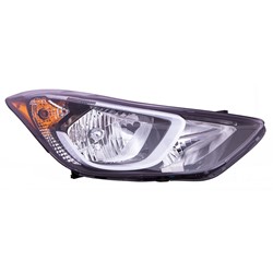 HYUNDAI ELANTRA SEDAN HEAD LAMP ASSEMBLY RIGHT (Passenger Side) (WO/LED) (KOREA) **CAPA** OEM#921023X280 2014-2016 PL#HY2503189C