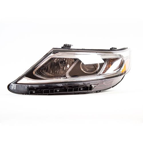 KIA SORENTO HEAD LAMP ASSEMBLY LEFT (Driver Side) (HALOGEN)(LX)(WO/LED) **CAPA** OEM#921011U500 2014-2015 PL#KI2502164C