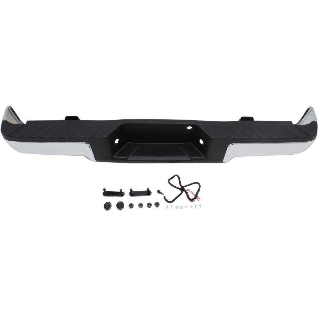FORD TRUCKS & VANS FORD/PU (F150)(EXC SVT RAPTOR) STEP BMP ASSY CHROME (WO/SENSOR)(WO/TOW)(STYLESIDE) OEM#9L3Z17906A-PFM 2009-2014 PL#FO1103160