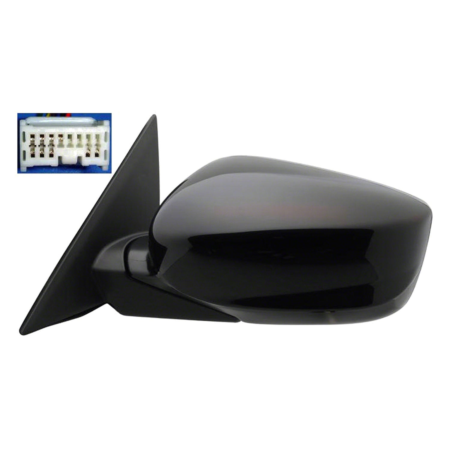 HONDA ACCORD CROSSTOUR DOOR MIRROR LEFT (Driver Side) PWR HTD (WO/MEMORY) OEM#76258TP6A11-PFM 2010-2012 PL#HO1320251
