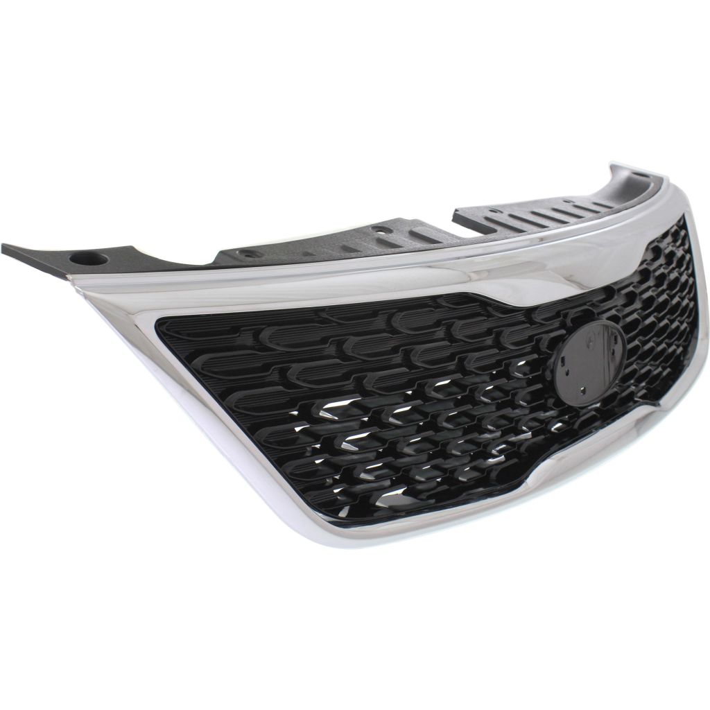 KIA SORENTO GRILLE ASSEMBLY CHR/BLK (LX/EX) OEM#863501U500 2014-2015 PL#KI1200155