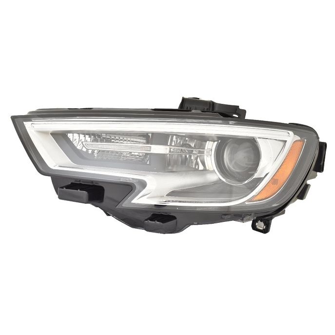 AUDI A3 E-TRON HEAD LAMP UNIT LEFT (Driver Side) (HID) **CAPA** OEM#8V0941043K 2017-2018 PL#AU2518112C