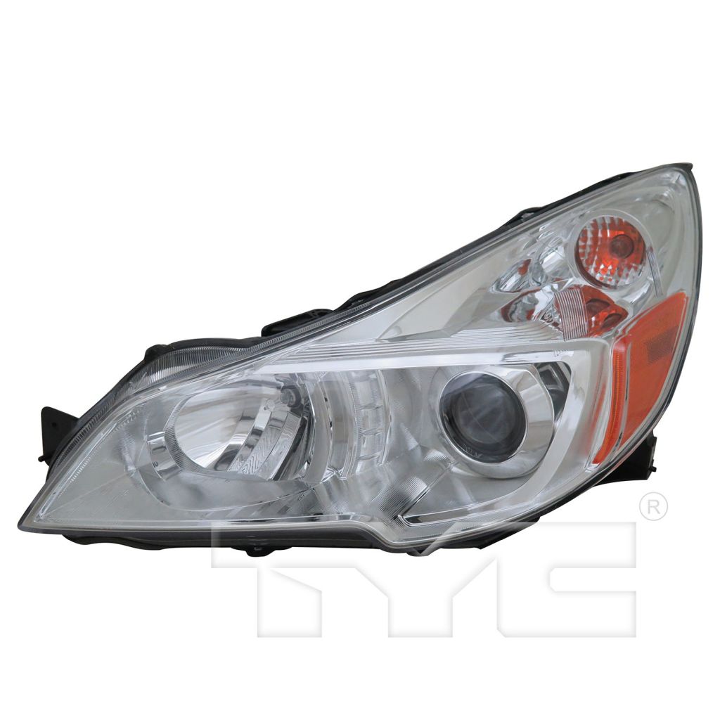 SUBARU OUTBACK HEAD LAMP ASSEMBLY LEFT (Driver Side) (CHROME BEZEL) **CAPA** OEM#84001AJ21A 2013-2014 PL#SU2502143C