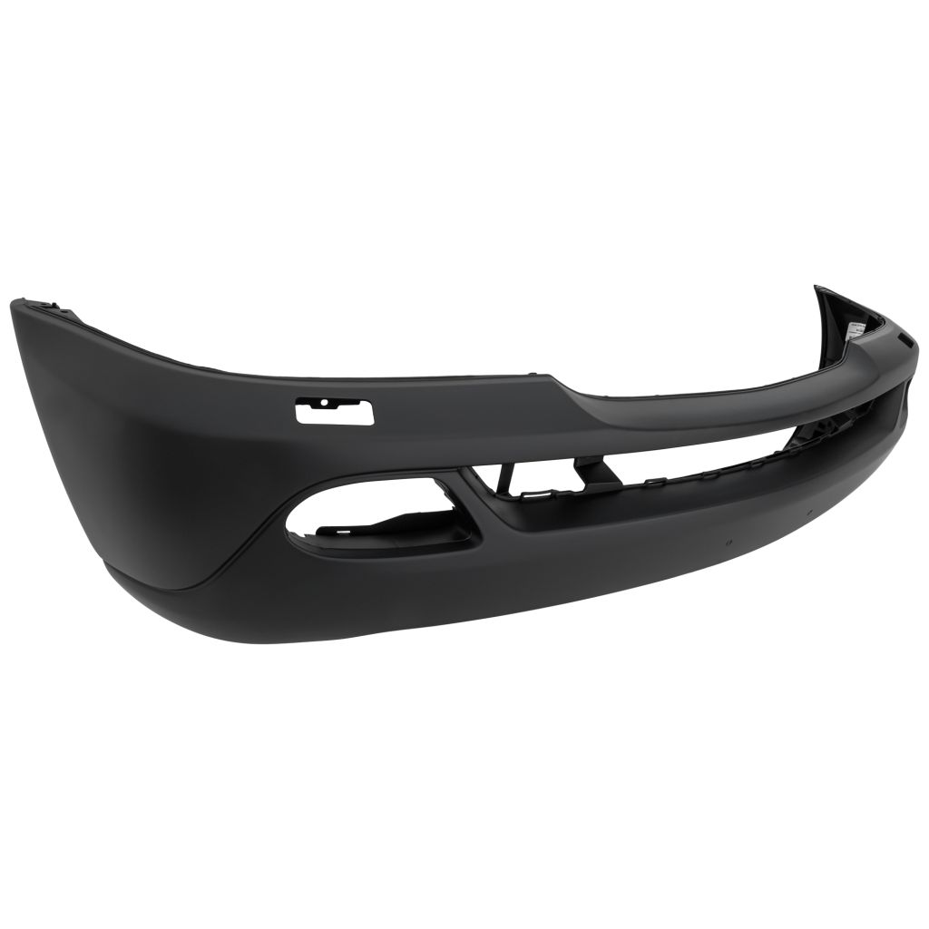 MERCEDES-BENZ ML-CLASS (163) FRONT BUMPER COVER PRIMED (W/RECT FOG)(W/O PARK)(W/WASHER) OEM#1638804670 2002-2005 PL#MB1000163