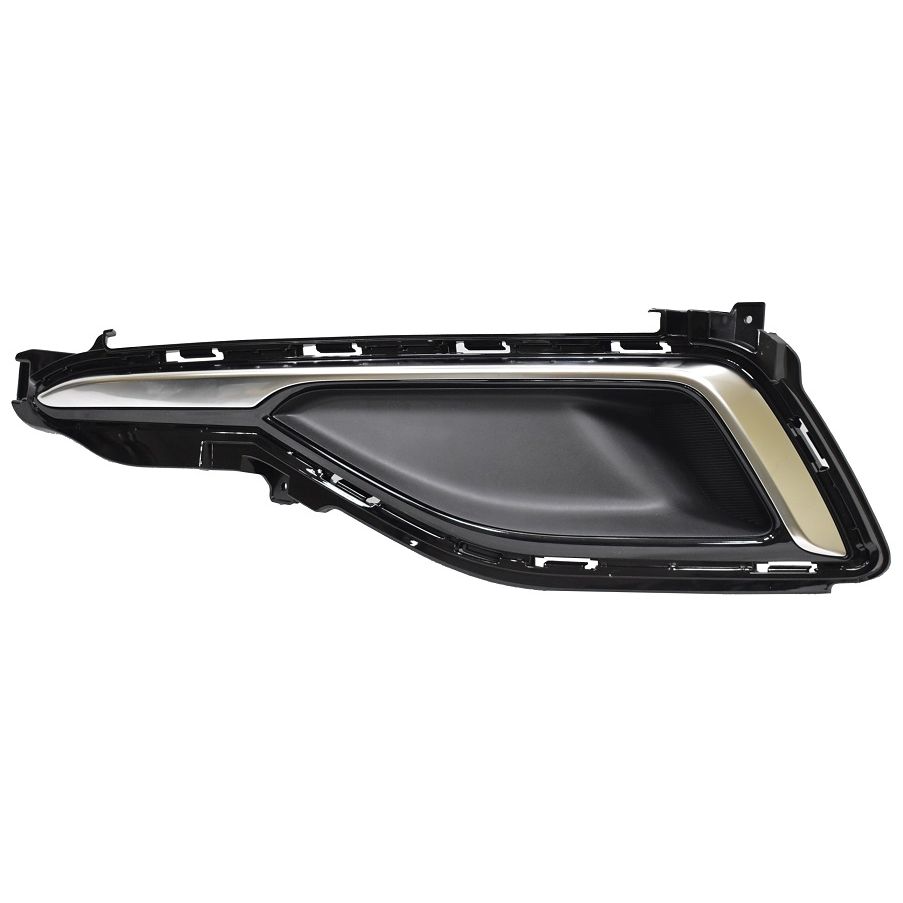 HYUNDAI SONATA FOG LAMP COVER LEFT (Driver Side) CHROME/BLACK (STD BMP)(WO/DRL) OEM#86521C1000SCR 2015-2017 PL#HY1038159