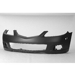 MAZDA MAZDA6 FRONT BUMPER COVER PRIMED (W/O TURBO)**CAPA** OEM#GPYA50031ABB 2006-2008 PL#MA1000218C