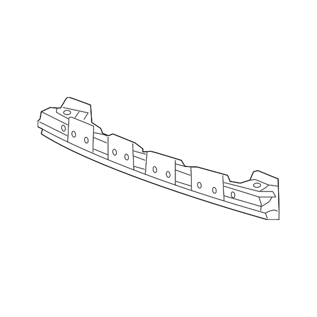 HONDA INSIGHT REAR BUMPER REINFORCEMENT OEM#71530TM8A00ZZ 2010-2014 PL#HO1106181