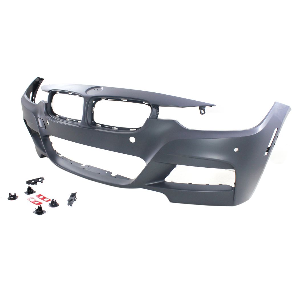 BMW BMW 3 (SEDAN) HYBRID FRONT B COVER PRIMED (W/ MOLDING HOLE)WO/WASH W/ PK SNSR W/ PK ASSIST W/ CAMERA( M SPORT) OEM#51118067955 2016-2018 PL#BM1000291