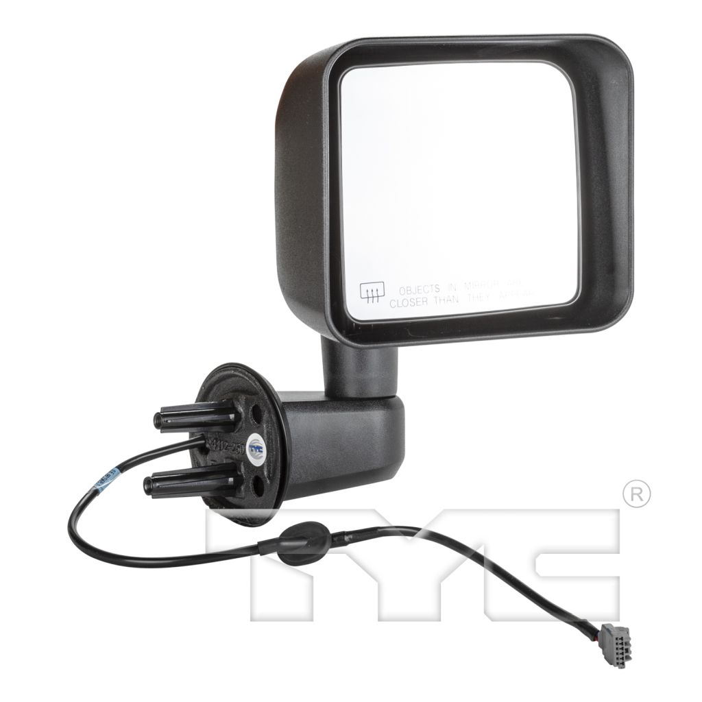 JEEP WRANGLER (JK) DOOR MIRROR RIGHT (Passenger Side) POWER HTD (FOLDING) OEM#5182174AB 2011-2013 PL#CH1321319