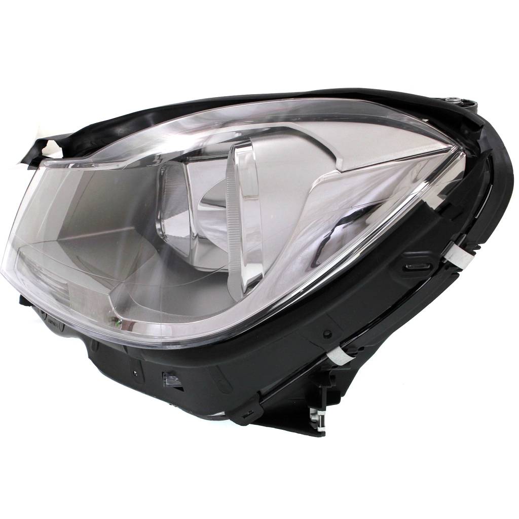 MERCEDES-BENZ C-CLASS SEDAN (204) HEAD LAMP ASSY LEFT (Driver Side) (HALOGEN)(CHROME BEZEL) OEM#2048205359 2012-2014 PL#MB2502187