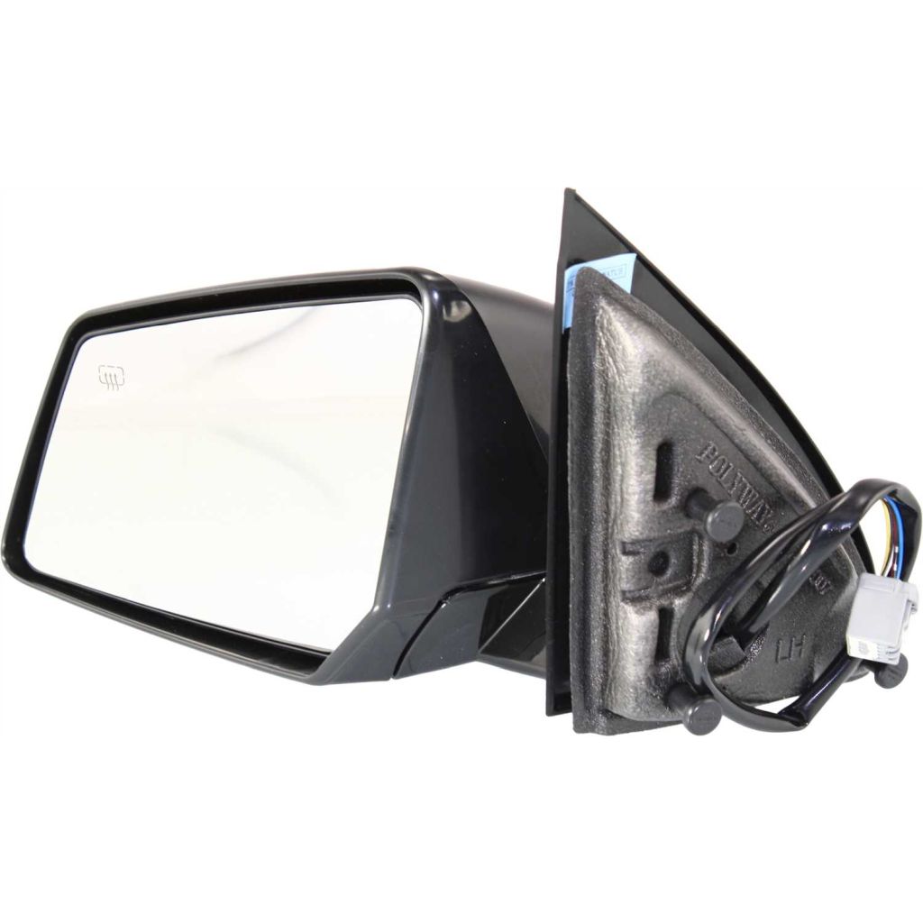 SATURN OUTLOOK DOOR MIRROR LEFT (Driver Side) PWR/HTD/M-FOLD (WO/SIGNAL)(1st DESIGN)BLACK OEM#25894453 2007-2008 PL#GM1320363