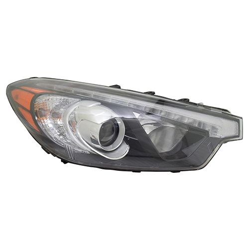 KIA FORTE SEDAN HEAD LAMP ASSY RIGHT (Passenger Side) (HID)(FROM 10-17-14)**CAPA** OEM#92102A7221 2015-2016 PL#KI2503200C