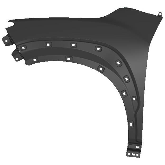 HYUNDAI KONA ELECTRIC FENDER LEFT (Driver Side) OEM#66311J9000 2019-2023 PL#HY1240172
