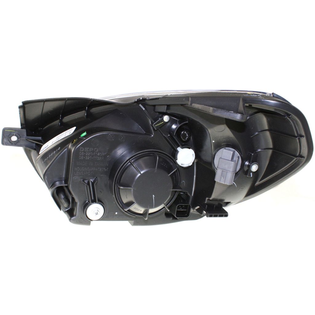 HYUNDAI ACCENT HATCHBACK HEAD LAMP ASSY RIGHT (Passenger Side) (HEAD LAMP SOCKET 6HOLE/3PIN) OEM#921021E010 2007 PL#HY2503137