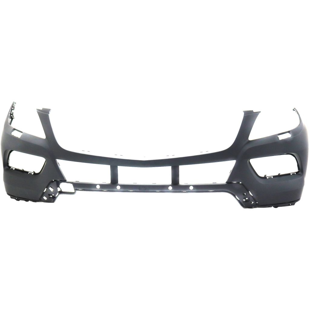 MERCEDES-BENZ ML-CLASS (166) FRONT BUMPER COVER PRIMED (ML250/350 WO/SPORT)(W/WASH)(WO/SENSOR) OEM#16688513259999 2012-2015 PL#MB1000369