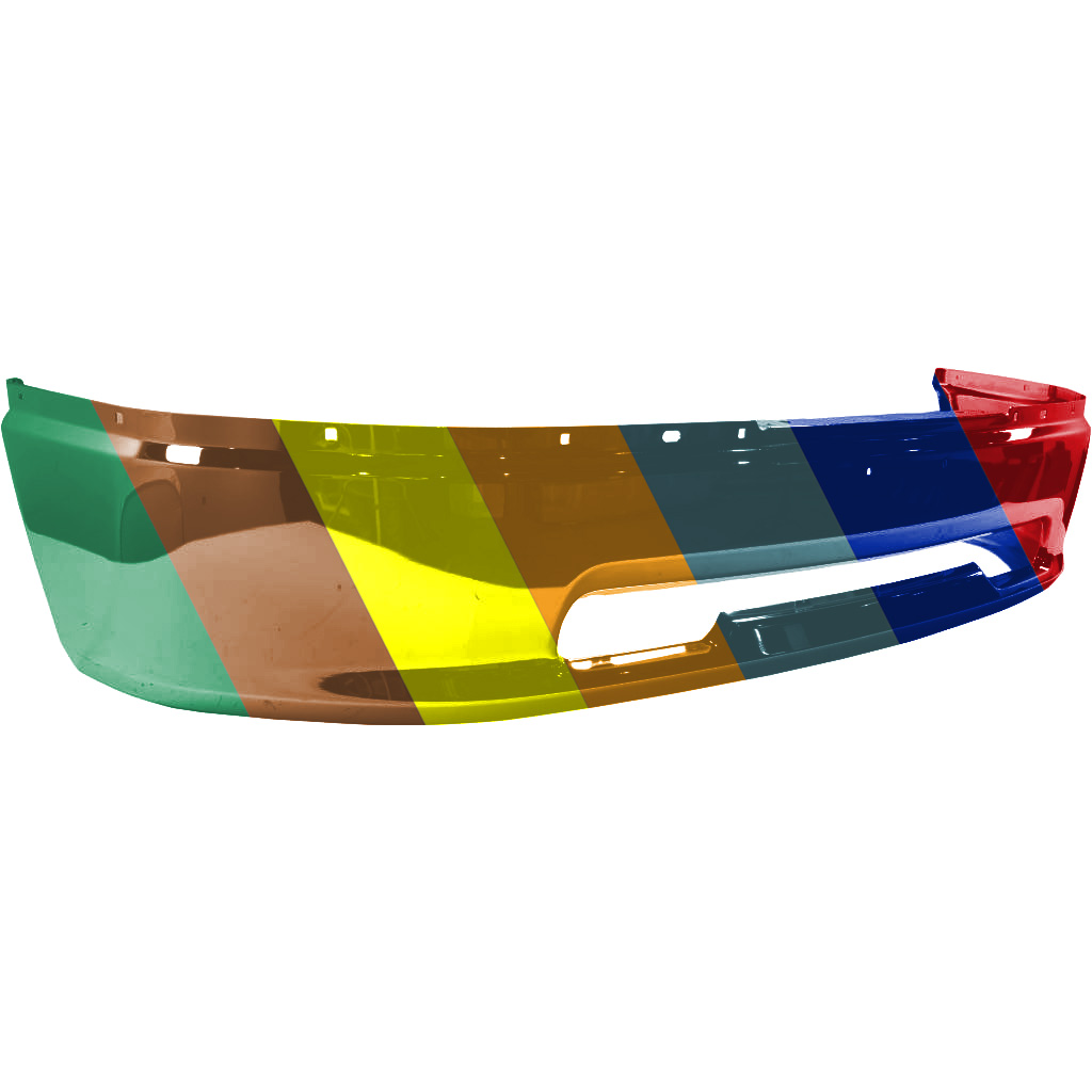 DODGE TRUCKS & VANS DODGE/PU (R1500) FRONT BUMPER CHROME (WO/FOG)(WO/SPORT PKG) OEM#68088188AA 2009-2012 PL#CH1002387