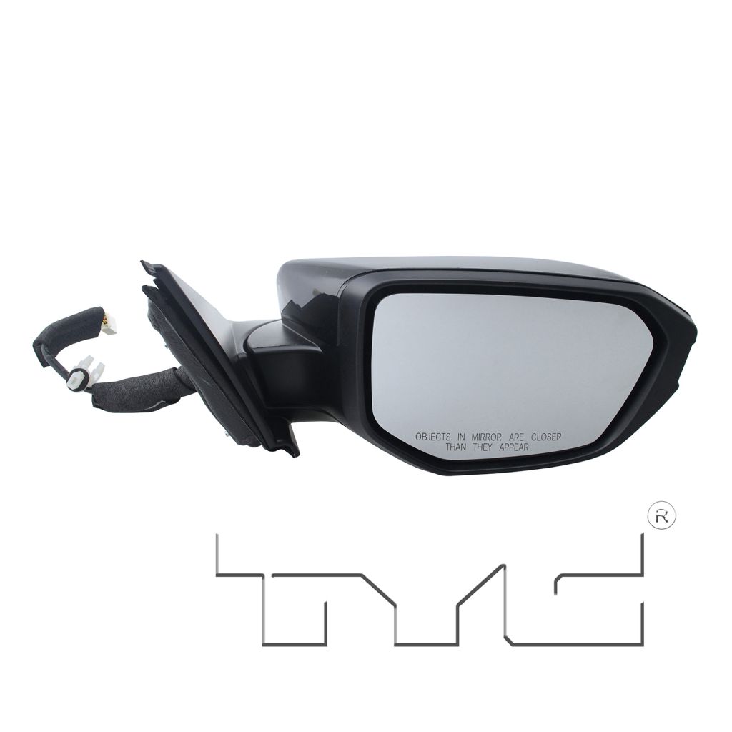 HONDA CIVIC COUPE DOOR MIRROR RIGHT (Passenger Side) PWR/N-HTD (WO/SIGNAL) OEM#76208TBAA02ZA-PFM 2016-2019 PL#HO1321283
