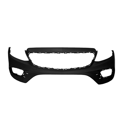 MERCEDES-BENZ E-CLASS SEDAN (213) FRONT BUMPER COVER PRM-GRAY (WO/ACTIVE PARK ASSIST)(E43/53)**CAPA** OEM#21388568029999 2017-2020 PL#MB1000535C