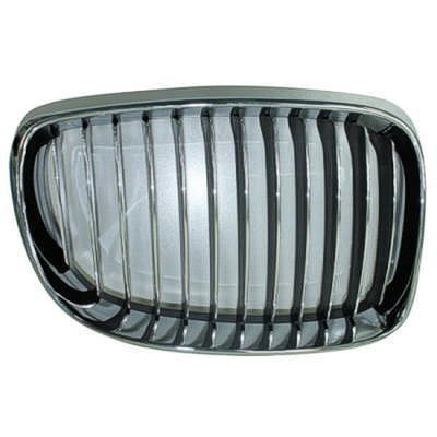 BMW BMW 1 SERIES COUPE/CONVERTIBLE GRILLE RIGHT (Passenger Side) CHROME FRAME/INNER CHR/BLK OEM#51137179656 2008-2013 PL#BM1200227