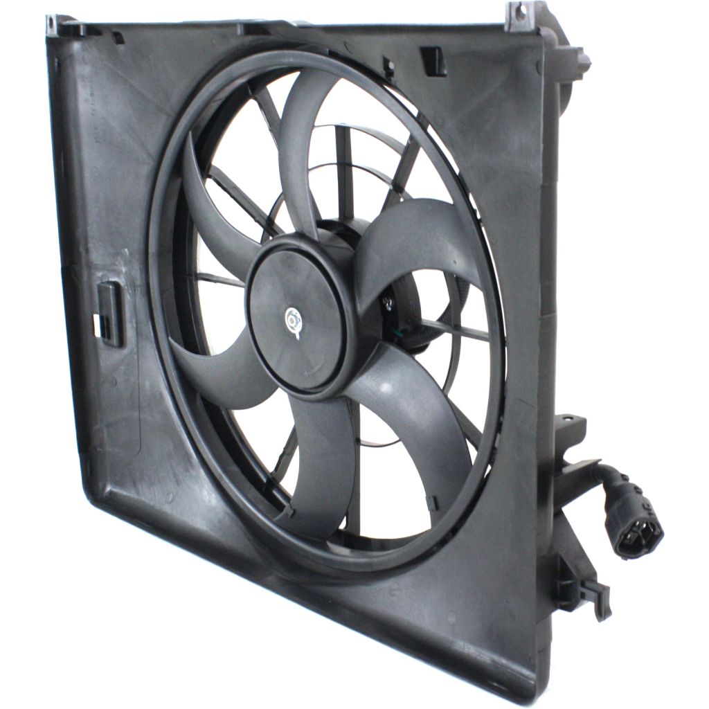 HYUNDAI GENESIS SEDAN RADIATOR & A/C FAN ASSEMBLY (3.8L)(SINGLE FAN) OEM#253803M250 2009-2014 PL#HY3115126