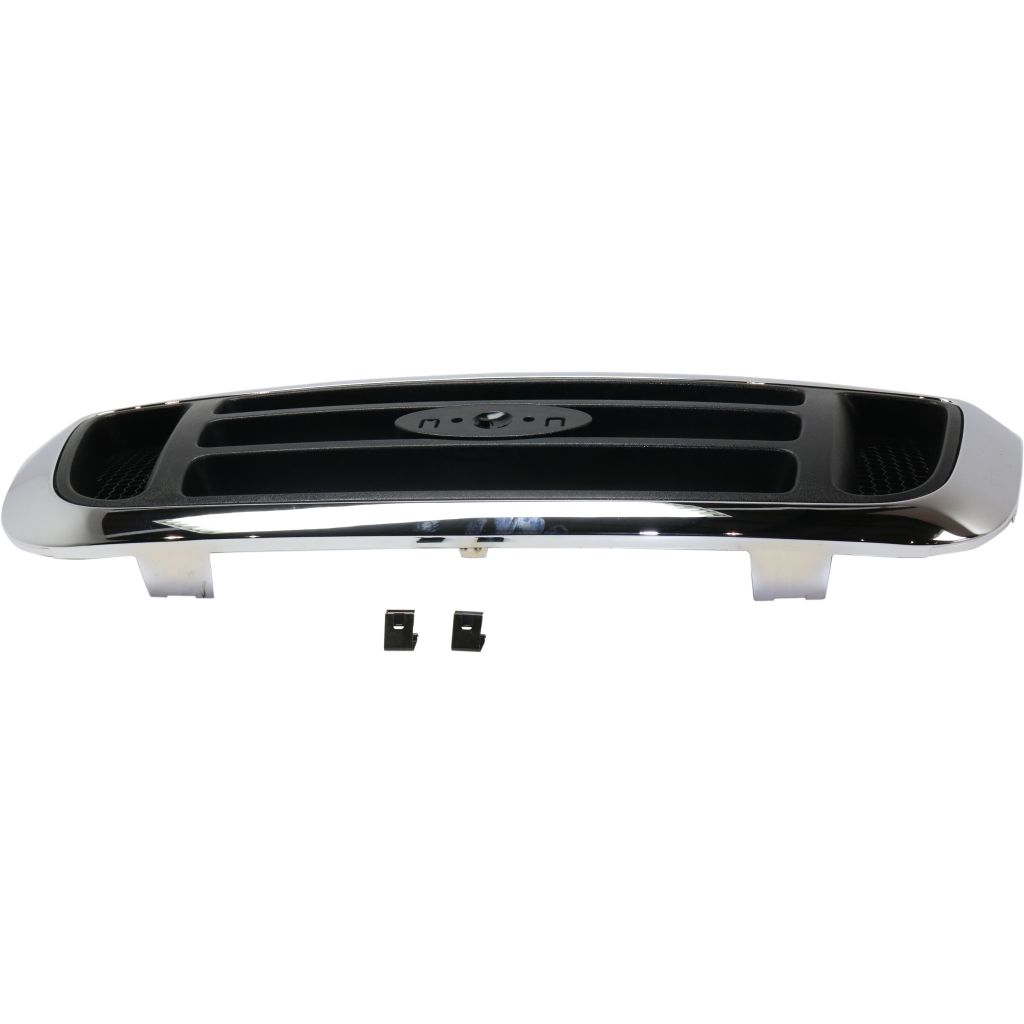 FORD TRUCKS & VANS RANGER GRILLE CHROME W/ARG BAR TYPE (2WD) OEM#4L5Z8200FAA 2004-2005 PL#FO1200455