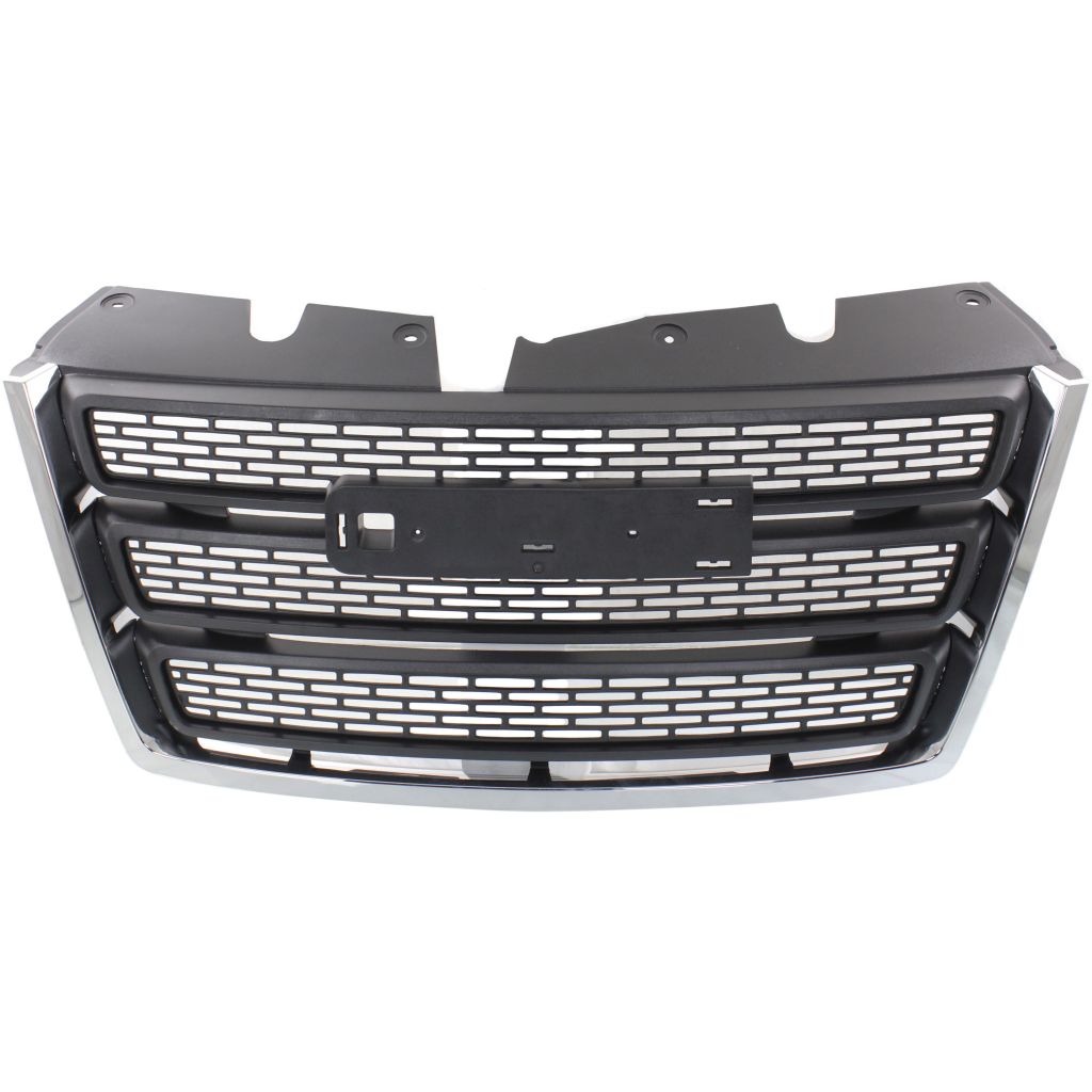 GM TRUCKS & VANS TERRAIN /TERRAIN DENALI (GMC) GRILLE ASSY CHROME FRAME/BLACK INNER (WO/CHROME PKG)(EXC DENALI)**CAPA** OEM#22764303 2010-2015 PL#GM1200630C