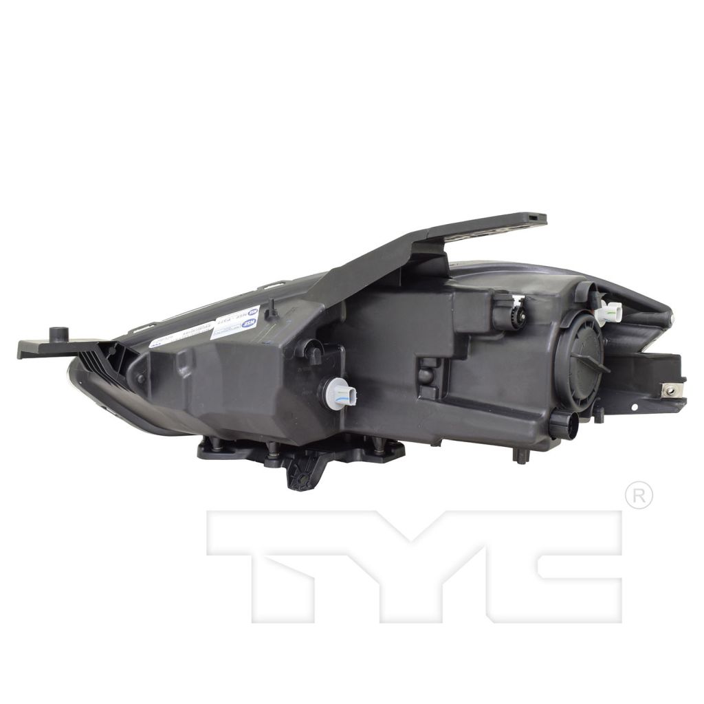 DODGE DART HEAD LAMP ASSEMBLY RIGHT (Passenger Side) (HALOGEN)(CHR BEZEL)**CAPA** OEM#68292802AA 2016 PL#CH2519151C